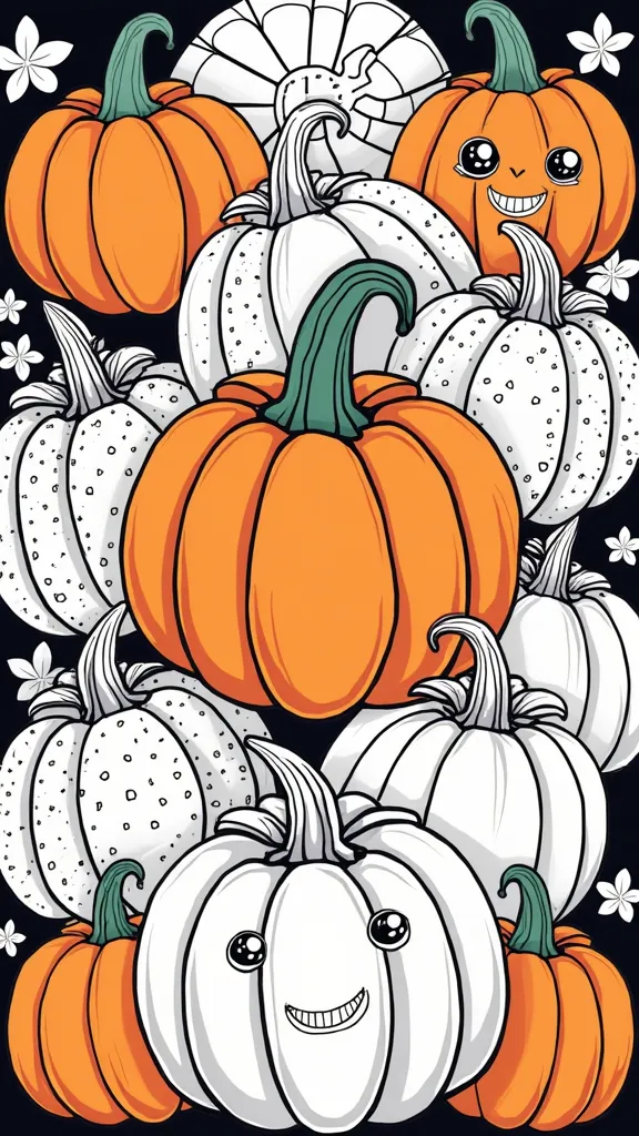 páginas para colorear de calabaza imprimibles gratis para niños